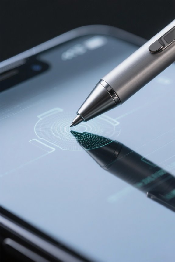 capacitive styluses simulate touch