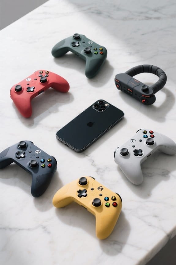 comfortable controller grips available