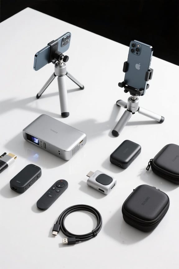 enhanced portable projector experience