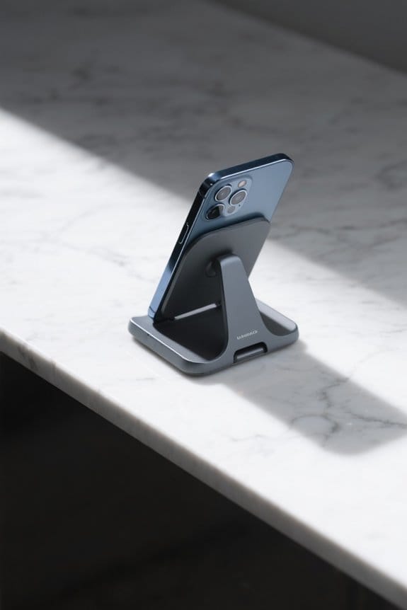 ergonomic phone stand usage