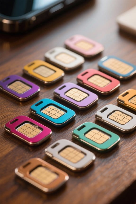 top sim card holders