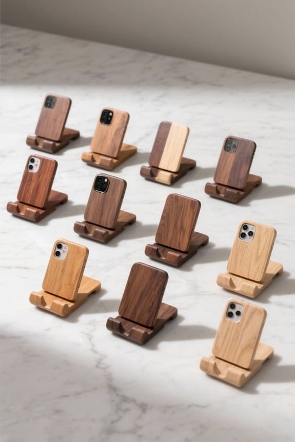 wooden phone stands review